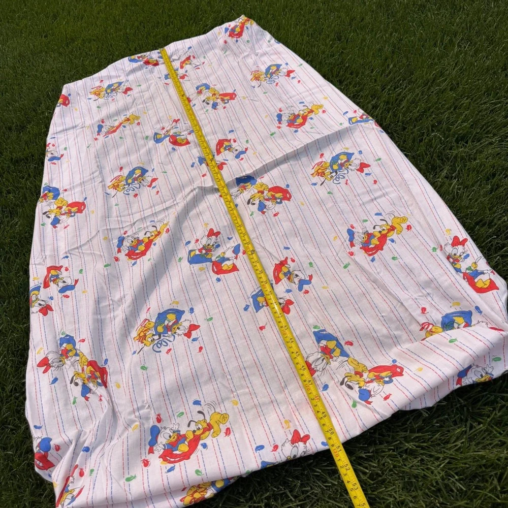 VTG  1984 Dundee Disney Baby Donald Daisy Duck Crib Sheet 100% Cotton USA Made